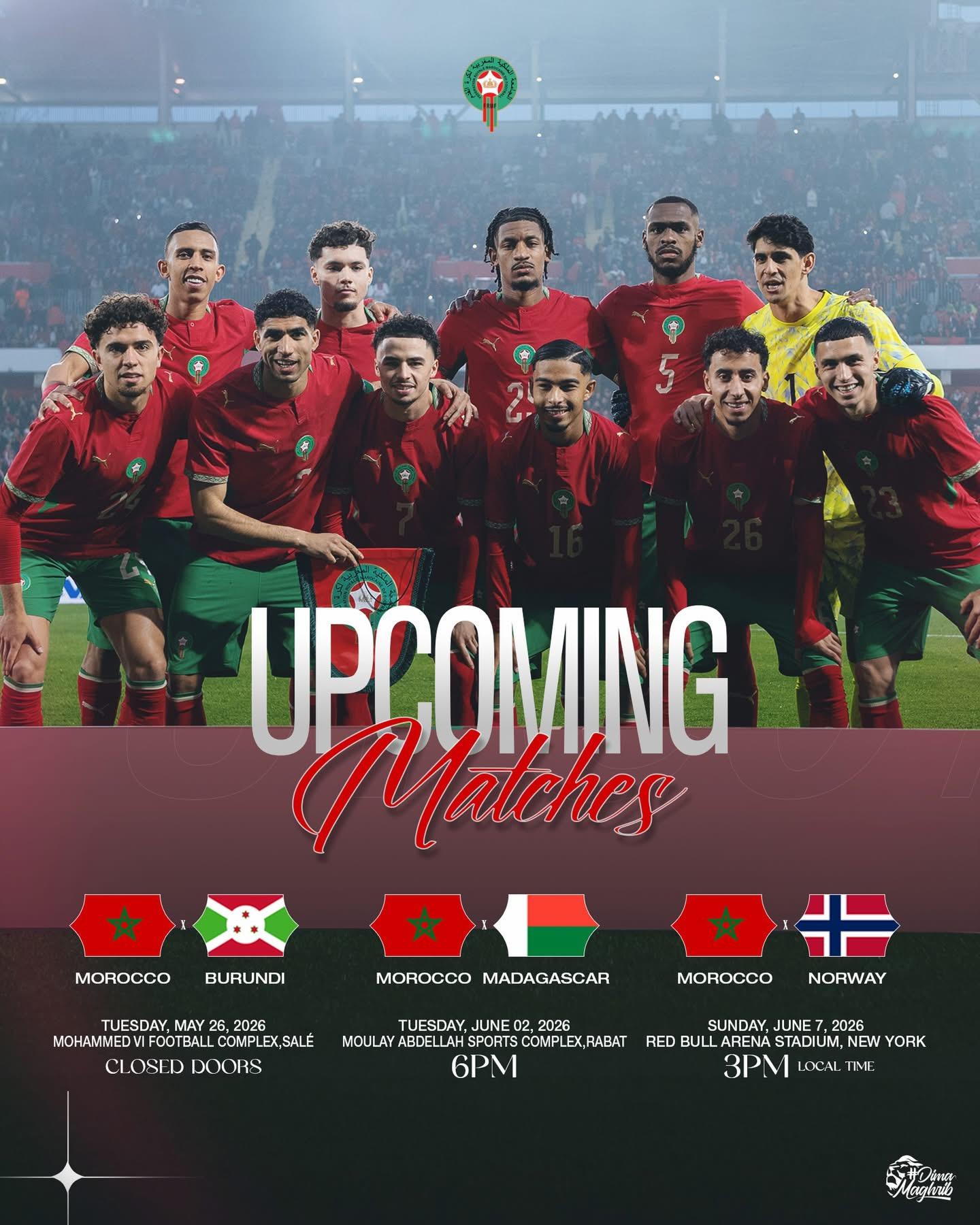 مبارايات ودية للمنتخب الوطني